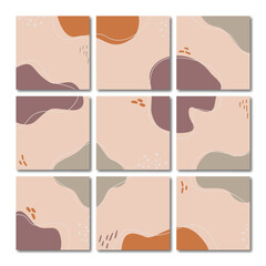 abstract square background vector