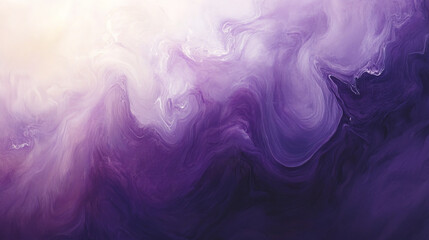 Fluid marbled patterns in pastel purple and lilac tones create dreamy effect