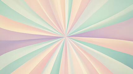 Pastel starburst pattern in muted tones of lilac and mint colors