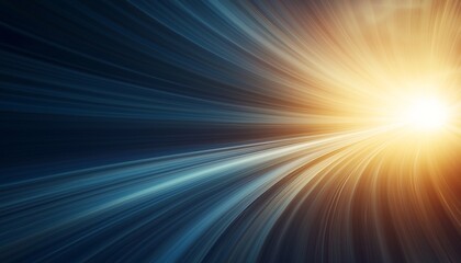 Abstract energy pulses, deep navy background, atmospheric transformation concept