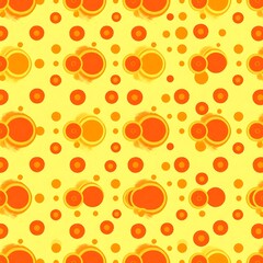 Sunny Abstract Circles Pattern 