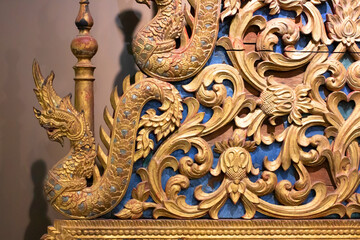 Lanna Art - Thai Art - Woodcarving in Thai Patterns and Lanna Flora Patterns: From Plant Genetics to Artistic Patterns