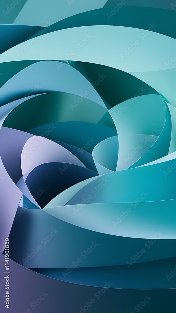 Poster background abstract overlapping shapes minimal composition vector illustration for wallpaper banner 