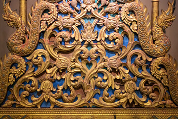 Lanna Art - Thai Art - Woodcarving in Thai Patterns and Lanna Flora Patterns: From Plant Genetics to Artistic Patterns