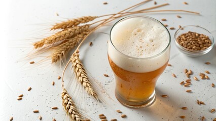 Belgian Beer with Foam