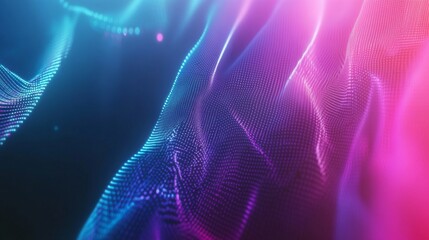 Fototapeta premium A futuristic and visually striking background representing artificial intelligence and quantum computing, featuring glowing neural networks, abstract geometric patterns, and quantum-inspired elements