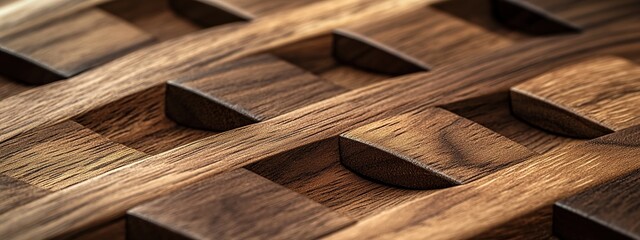 Rustic antique wood with square holes