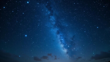 Obraz premium Starry Night Sky Background with Cosmic Galaxy and Nebula