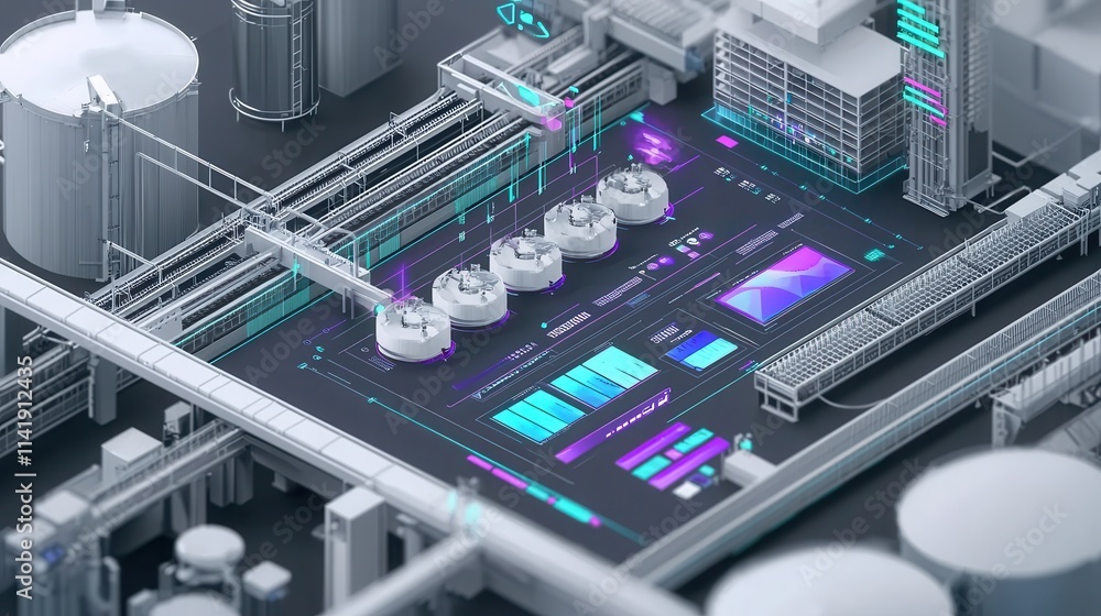 Poster ai-driven digital interface for advanced analytics in modern industrial environments