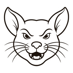 Obraz premium animal head logo vector file