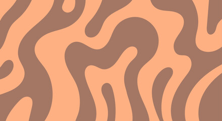 Brown and beige tones wavy abstract background