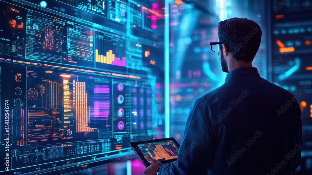 Poster data analytics and monitoring in real-time production environments with advanced technology visualiz