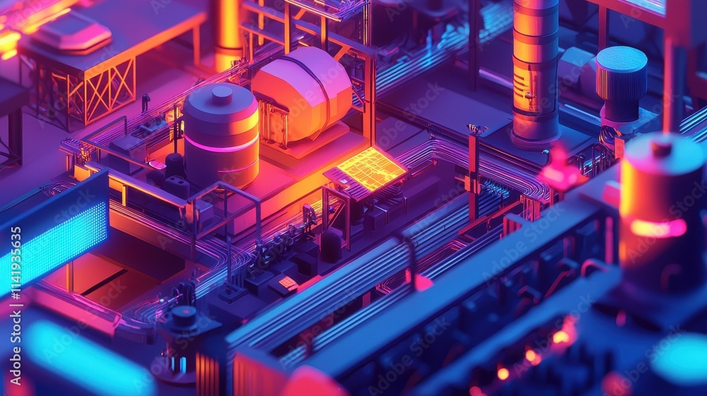 Poster advanced smart factory utilizing ai for real-time energy monitoring and optimization in industrial s