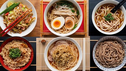 Asian Noodle Collection: Pad Thai, Ramen, Pho, Udon, and Soba 