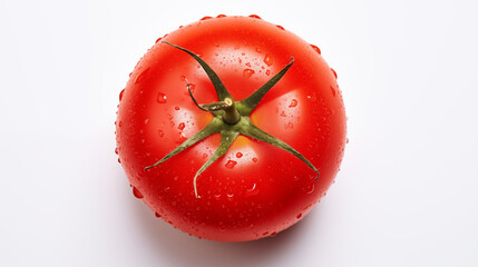 tomato on white background
