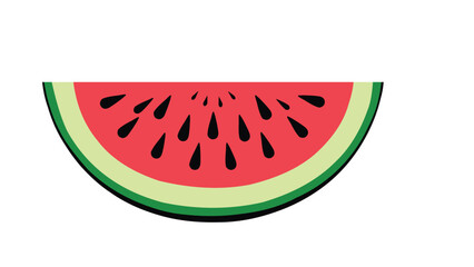 Watermelon Melon Fruit Vector Illustration. 