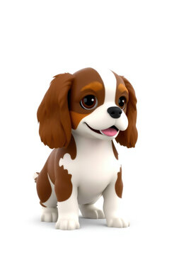 recommend clip art: 3D Chibi Cavalier King Charles Spaniel Dog Flashcards Clipart. Suitable for animal flashcard, alphabet flashcards, Montessori Flashcards. Isolated on white background