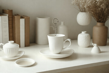 Football Field Suspended on Giant Raindrops Falling Through the Sky