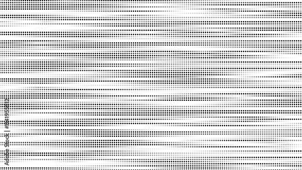Poster Horizontal speed line halftone gradient line pattern background. Speed line halftone pattern thick to thin. PNG illustration. Monochrome pop art
