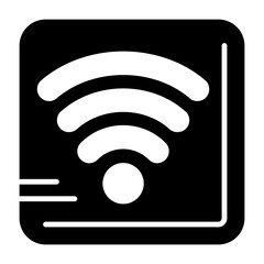 Wi-Fi Solid Style Icon