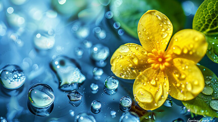 A vibrant spring sale background featuring colorful flowers in bloom, perfect for seasonal promotions, advertisements, and marketing designs, offering a refreshing seasonal atmosphere for sales.