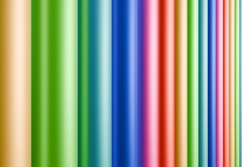 Abstract Colorful Vertical Stripes Background 3D Render Illustration