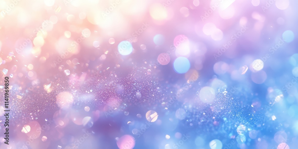 Aufkleber abstract light texture with dreamy bokeh effect in soft pastel colors for background or design use
