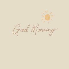 good morning latter for education and background