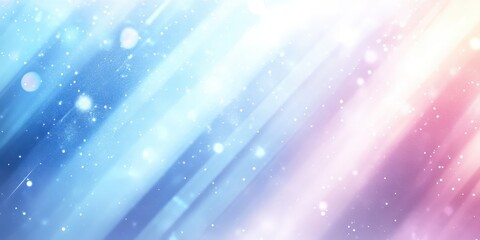 Light Pastel Blue and White Background with Soft Bokeh and Blurred Lines, Ideal for Abstract Designs and Digital Creations