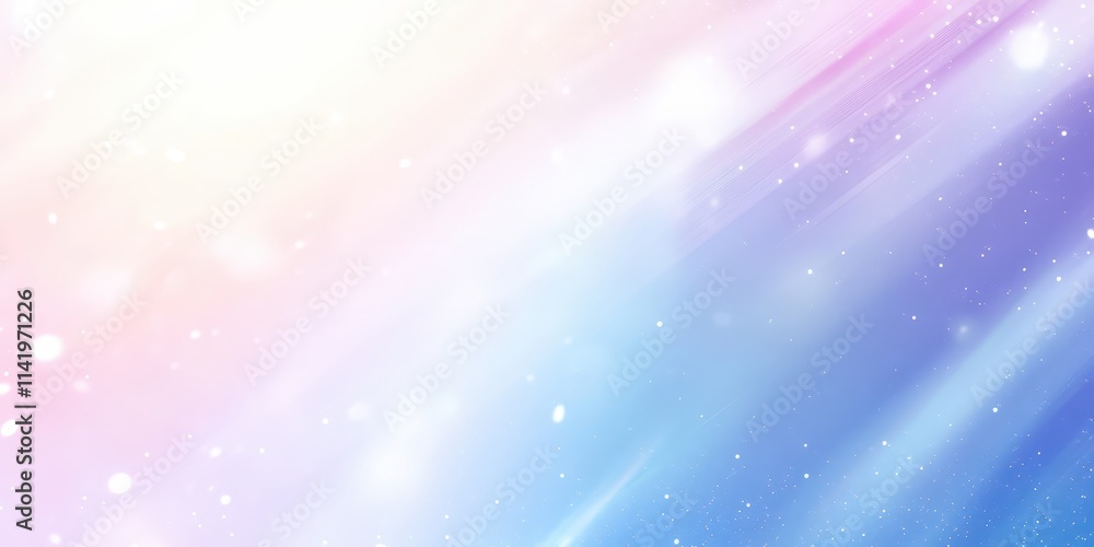 Aufkleber soft pastel background in light blue and white hues with gentle flare effect and subtle texture for 