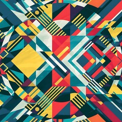 Naklejka premium Abstract background with geometric pattern