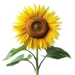 Fototapeta premium Vibrant Sunflower Bloom: Nature's Radiant Beauty Captured in Stunning Detail