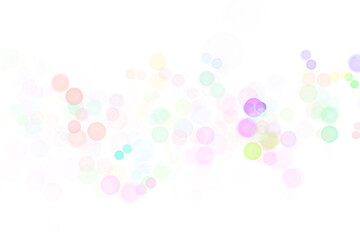 透過PNG　沢山のカラフルな玉ボケ背景素材　Transparent PNG - Lots of colorful bokeh background material