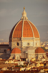 Fototapeta premium Dôme de Florence en matinée