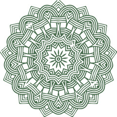 Beautiful flower art and mandala vector design