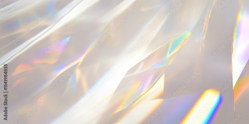 Aufkleber abstract holographic background with colorful reflections and light effects for creative designs and