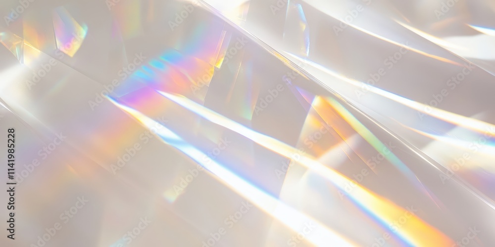 Aufkleber abstract holographic background with colorful reflections and iridescent surface for creative and mo