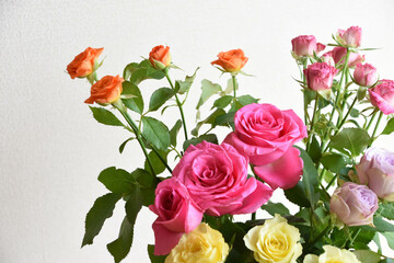 カラフルな花束