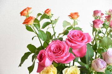 カラフルな花束