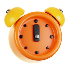 3d rendering new year icon concept. 3d render clock icon