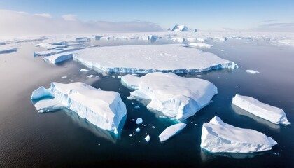 Iceberg Landscape Antarctic Majestic Picturesque Nature Scenery