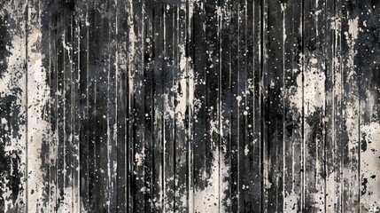 Elegant Black and White Grunge Wallpaper Texture, Background Design with Abstract Patterns and Unique Visual Appeal