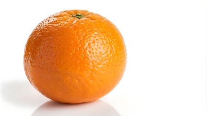 A bright orange isolated on a white background