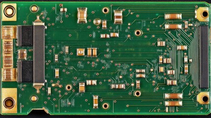 Modern Circuit Board with Embedded Wi-Fi Chip