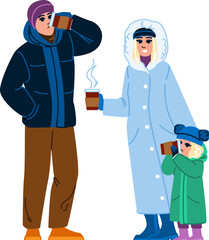 cozy drinking hot chocolate vector. winter drink, cocoa indulgence, comfort marshmallows cozy drinking hot chocolate character. people flat cartoon illustration