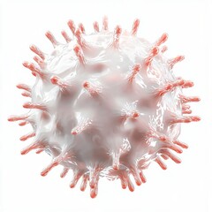 Abstract Virus Cell Germ Bacteria Microbe 3D Render