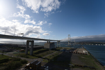 北海道の室蘭にある白鳥大橋