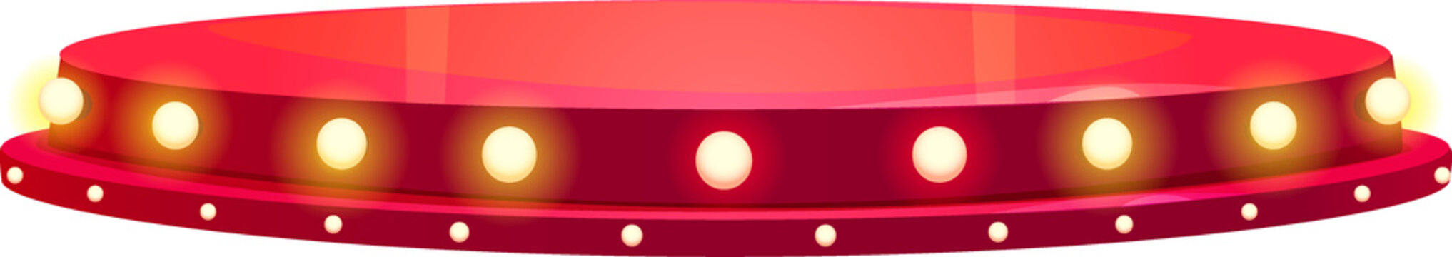 Red Light Bulb Podium