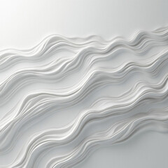 Silver Waves: Abstract High-Key Minimalist Art