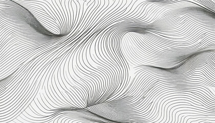 Abstract Wave Texture: Silver Minimalist Parametric Design